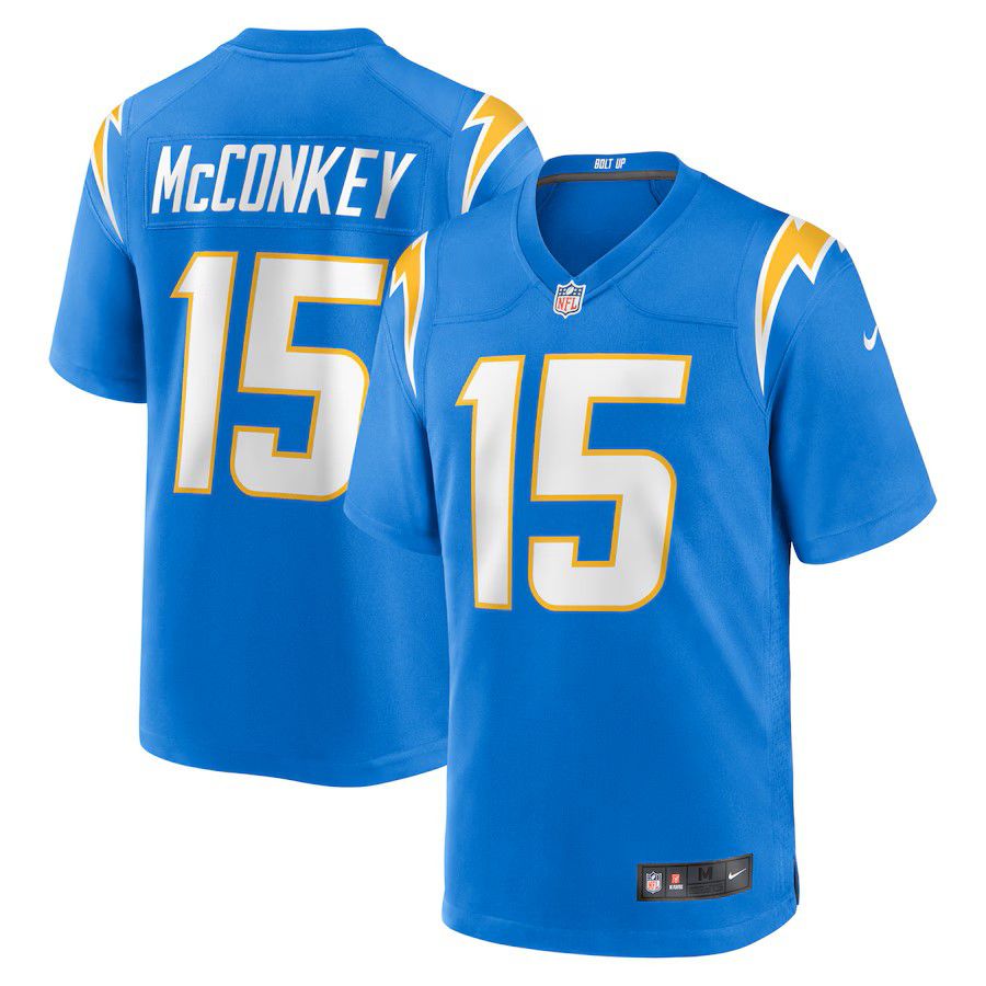 Men Los Angeles Chargers #15 Ladd McConkey 2025 Nike Powder Blue Player Game NFL Jersey->arizona cardinals->NFL Jersey